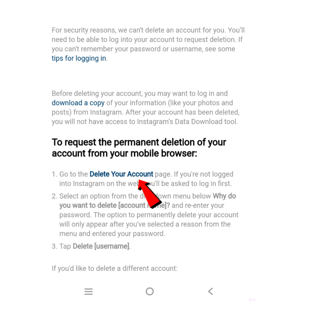 Instagram Account Delete Permanently Kaise Kare