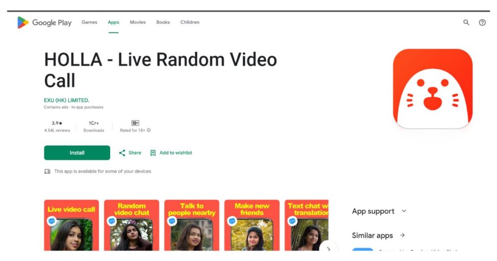 Holla - Live Random Video Call